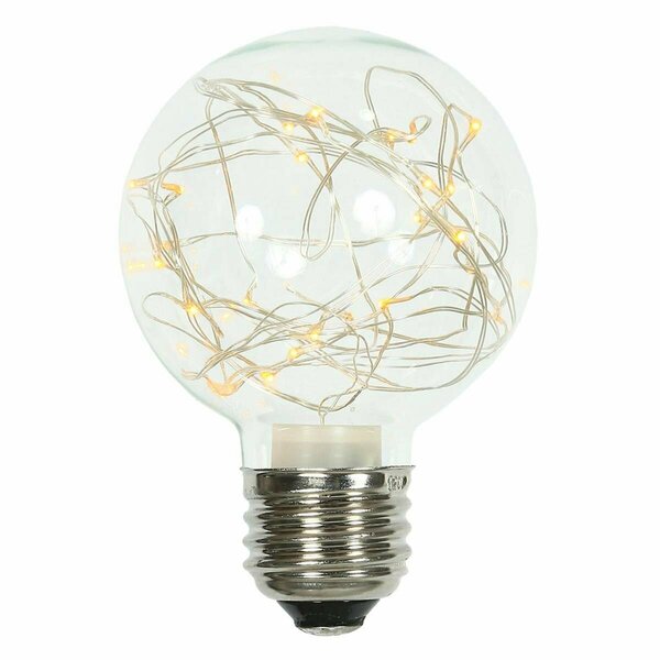 Vickerman 25Lt Yellow Twinkle G95 Fairy Light Bulb - E26 XLEDG97